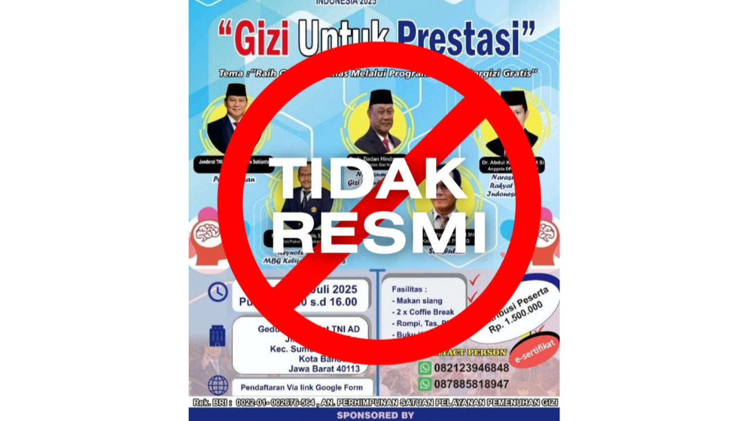 BGN Lhokseumawe Tegaskan Kegiatan Deklarasi dan Seminar PSPPG di Bandung Bukan Kegiatan Resmi